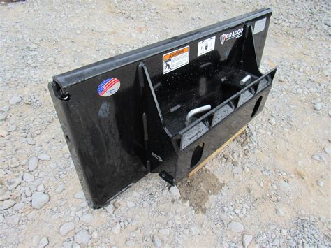 skid steer attachment adapter|universal skid steer adapter.